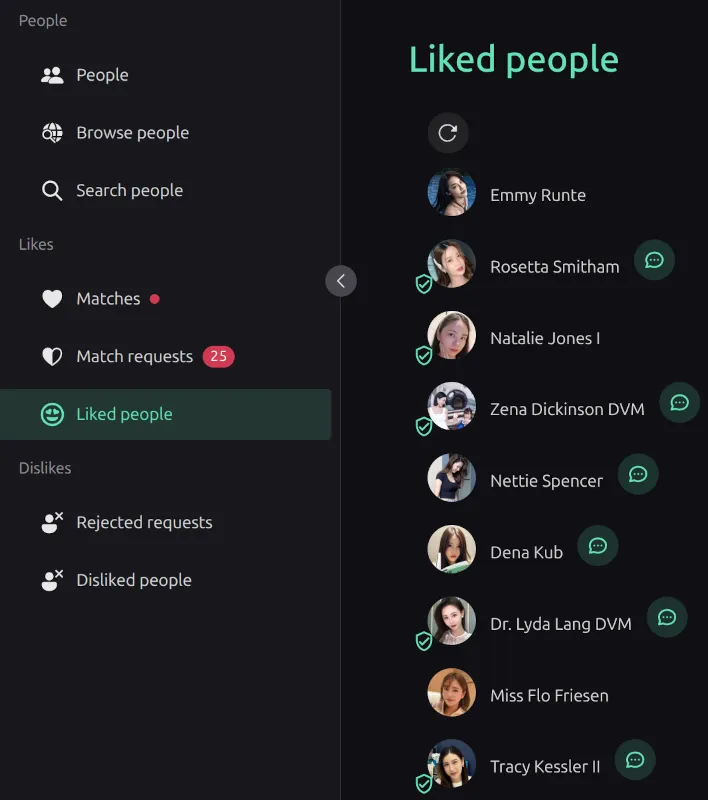 Transparent Likes & Dislikes