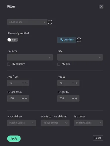 Powerful Search & Filtering