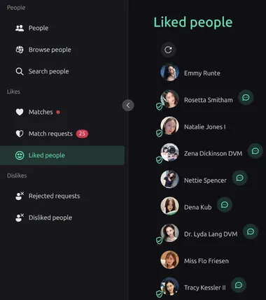 Transparent Likes & Dislikes